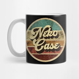 Tanatoraja, circle retro faded Neko Case Mug